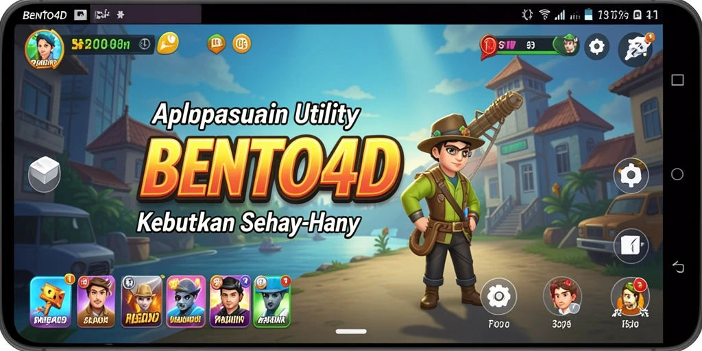 Tampilan antarmuka utama BENTO4D yang intuitif dan menarik.