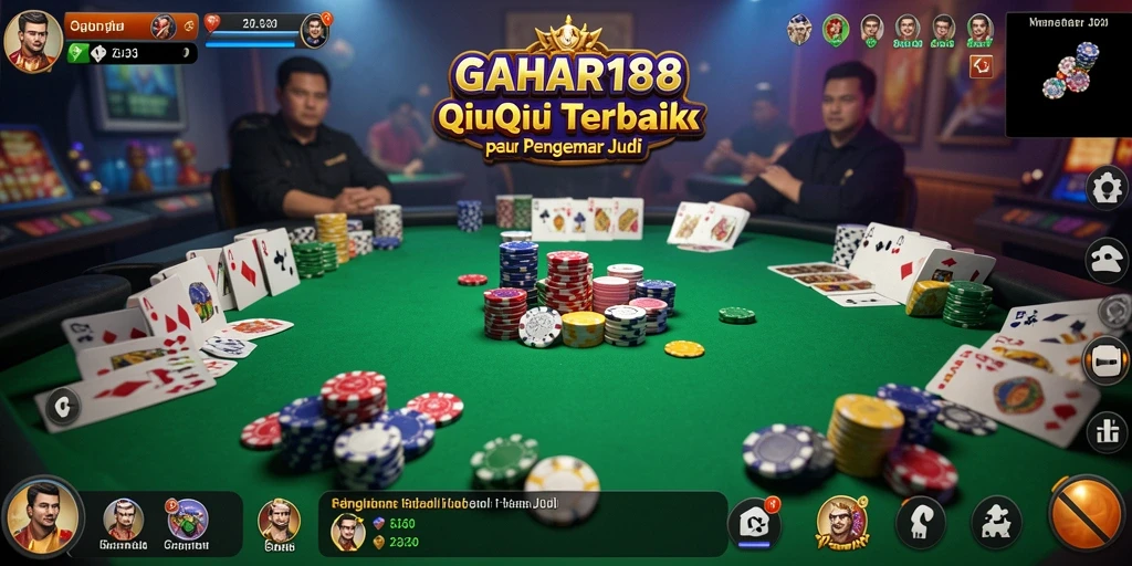 Screenshot GAHAR188 menampilkan gameplay QiuQiu yang seru dan mendebarkan.