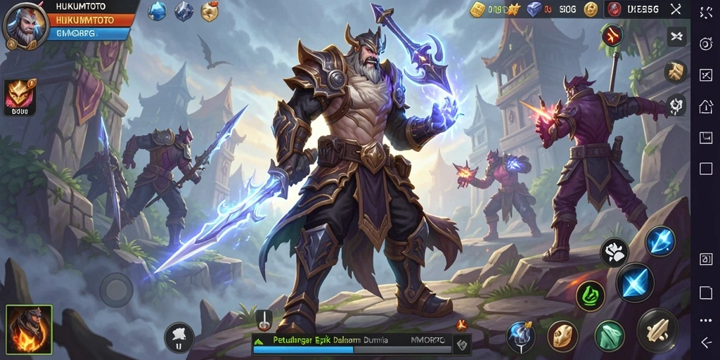 Gameplay HUKUMTOTO yang mendebarkan dengan banyak petualangan.
