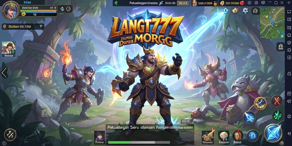 Screenshot gameplay LANGIT777 menampilkan aksi seru dan dunia yang menawan.