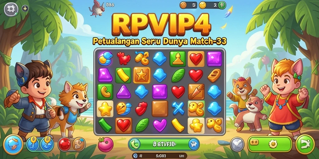 Gameplay RPVIP4 yang seru dengan grafis menawan.