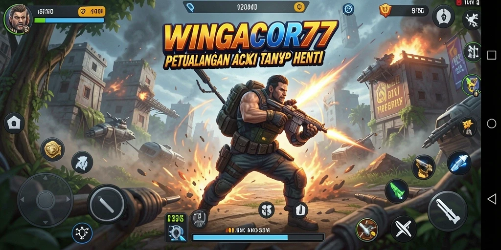 Tampilan gameplay aksi seru dari WINGACOR77.